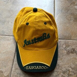 Australia Kangaroo Yellow Cap